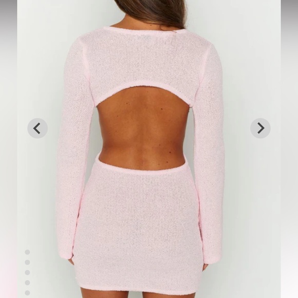 Beginning Boutique Aubrie Pink Backless Mini Dress - Picture 7 of 7